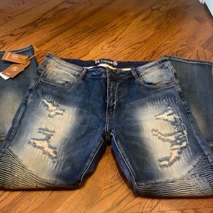 Men’s Buckle jeans Crysp Denim